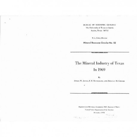 MC0052. The Mineral Industry of Texas in 1969