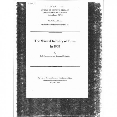 MC0051. The Mineral Industry of Texas in 1968