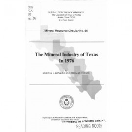MC0066. The Mineral Industry of Texas in 1976