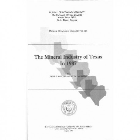 MC0081. The Mineral Industry of Texas in 1987