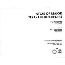 Atlas of Major Texas Oil Reservoirs: Database CD-ROM