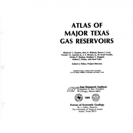 AT0003CD. Atlas of Major Texas Gas Reservoirs: Database CD-ROM