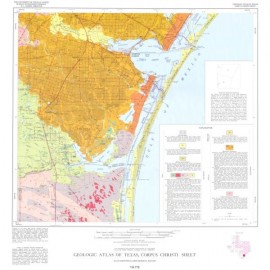 Corpus Christi Sheet. Paper Map