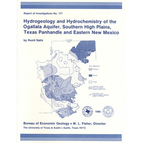 RI0177. Hydrogeology and Hydrochemistry of the Ogallala Aquifer, Southern High Plains, Texas Panhandle and Eastern New Mexico