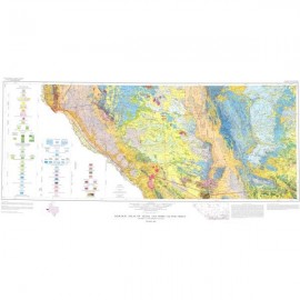Van Horn-El Paso Sheet. Paper Map