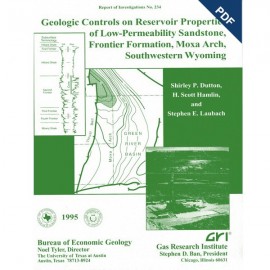 Geologic Controls on Reservoir Properties..., Frontier Formation, Moxa Arch...Wyoming. Digital Download
