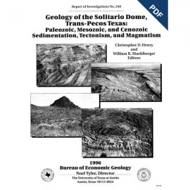 Geology of the Solitario Dome, Trans-Pecos Texas. Digital Download