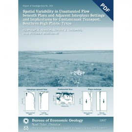 Spatial Variability in Unsaturatated Flow...Southern High Plains, Texas. Digital Download