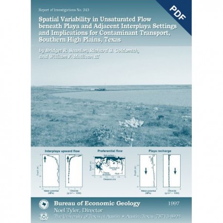RI0243D. Spatial Variability in Unsaturatated Flow...Southern High Plains, Texas