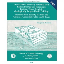 Increased Oil Recovery Potential from Barrier/Strandplain Reservoirs, Jackson-Yegua Trend... Digital Download
