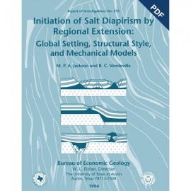 Initiation of Salt Diapirism by Regional Extension: Global Setting, Structural Style, and...Models. Digital Download