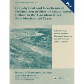 Geophysical and Geochemical Delineation of...Saline-Water...Canadian River, New Mexico...Texas. Digital Download
