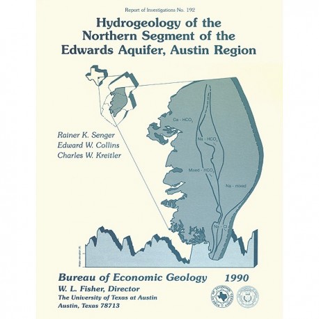 RI0192. Hydrogeology of the Northern Segment of the Edwards Aquifer, Austin Region