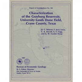 Characterization of the Grayburg Reservoir, University Lands Dune Field, Crane County, Texas
