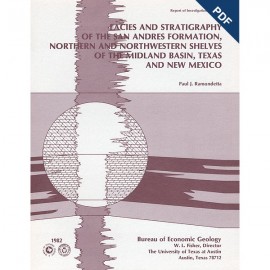Facies and Stratigraphy of... San Andres Formation, ...Shelves of...Midland Basin, Texas and NM. Digital Download