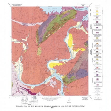 GQ0041. Geology of the Kingsland quadrangle, Llano and Burnet Counties, Texas