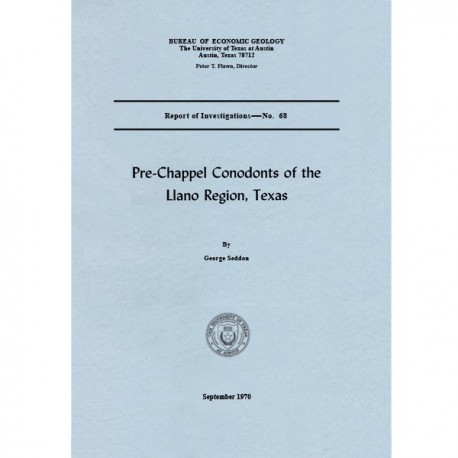 RI0068. Pre-Chappel Conodonts of the Llano Region, Texas