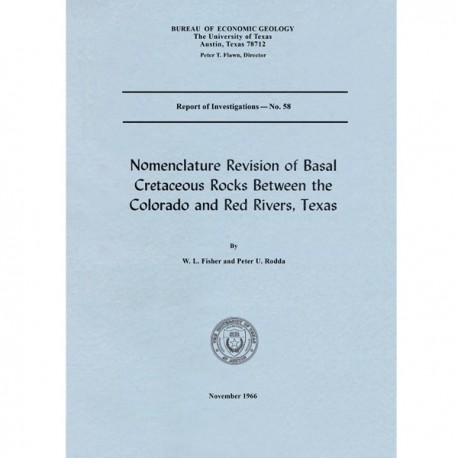 RI0058. Nomenclature Revision of Basal Cretaceous Rocks between the Colorado and Red Rivers, Texas