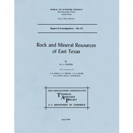 RI0054. Rock and Mineral Resources of East Texas