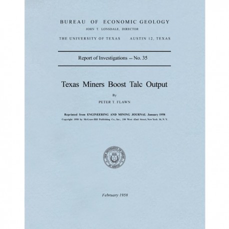 RI0035. Texas Miners Boost Talc Output