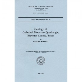 Geology of Cathedral Mountain Quadrangle, Brewster County, Texas