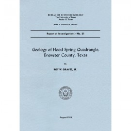 Geology of Hood Spring Quadrangle, Brewster County, Texas