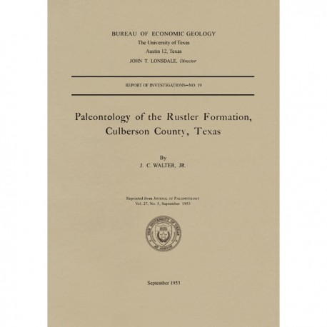 RI0019. Paleontology of the Rustler Formation, Culberson County, Texas