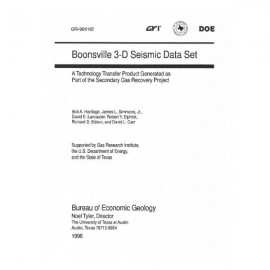 Boonsville 3-D Seismic Data Set. Digital Download