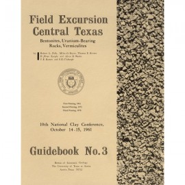 GB0003. Field Excursion, Central Texas: Tertiary Bentonites of Central Texas