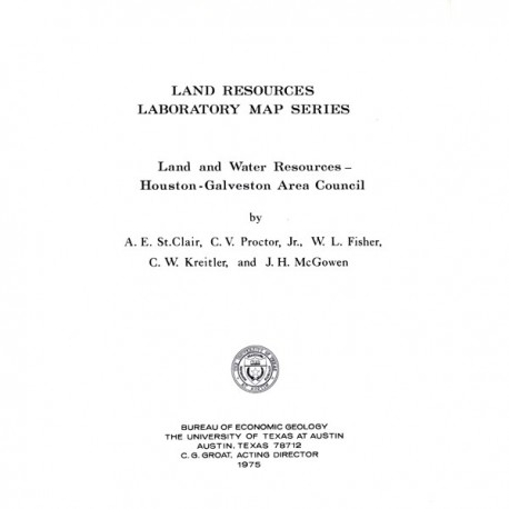 SR0004. Land and Water Resources: Houston-Galveston Area Council
