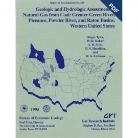 Geologic and Hydrologic Assessment of Natural Gas from Coal...Digital Download