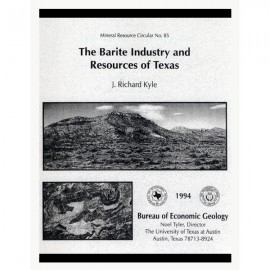MC0085. The Barite Industry and Resources of Texas