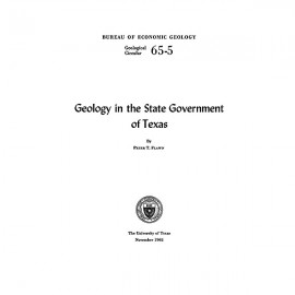 GC6505. Geology in the State Government of Texas