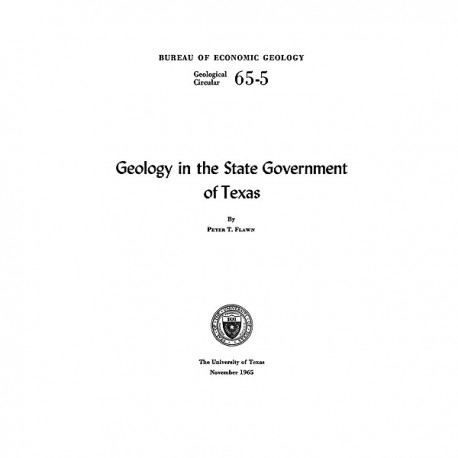 GC6505. Geology in the State Government of Texas