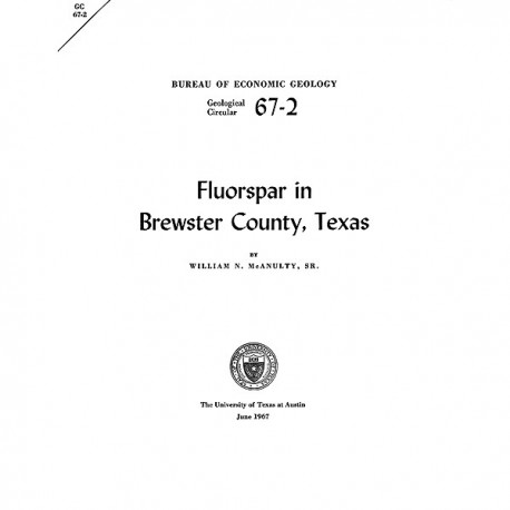 GC6702. Fluorspar in Brewster County, Texas