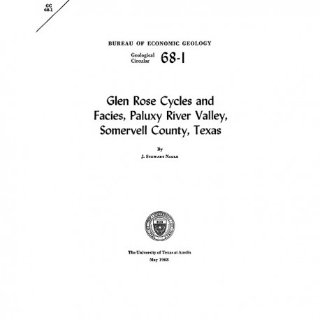 GC6801. Glen Rose Cycles and Facies, Paluxy River Valley, Somervell County, Texas