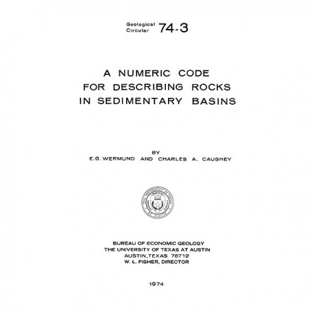 GC7403. A Numeric Code for Describing Rocks in Sedimentary Basins