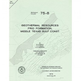 Geothermal Resources, Frio Formation, Middle Texas Gulf Coast
