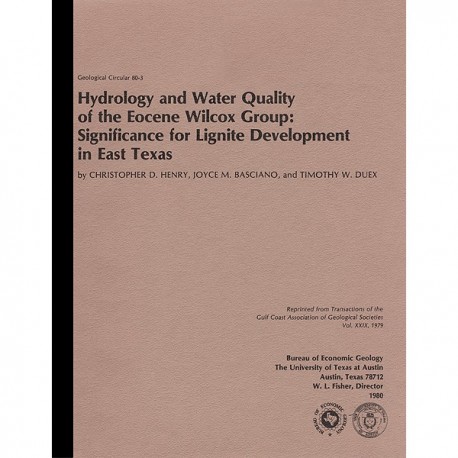 GC8003. Hydrology and Water Quality of the Eocene Wilcox Group: Significance for Lignite Development in East Texas