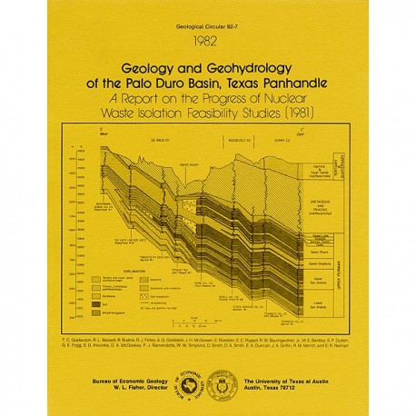 GC8207. Geology and Geohydrology of the Palo Duro Basin, Texas Panhandle...(1981)