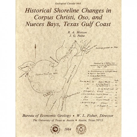 GC8406. Historical Shoreline Changes in Corpus Christi, Oso, and Nueces Bays, Texas Gulf Coast