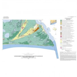 OFM0186. Sabine Pass and Texas Point quadrangles