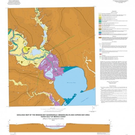 OFM0215. Geologic map of the Mission Bay quadrangle﻿...Texas...