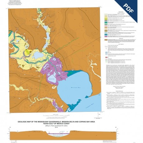 OFM0215D. Geologic map of the Mission Bay quadrangle﻿...Texas...Downloadable
