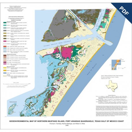 OFM0175D. Northern Mustang Island quadrangle - Downloadable