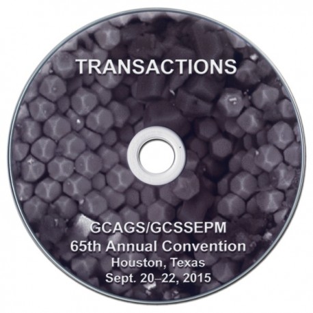 GCAGS 065CD. GCAGS Transactions, Volume 65 (2015) Houston - CD-ROM
