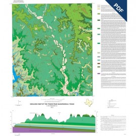 OFM0210D. Travis Peak quadrangle, Texas - Downloadable PDF