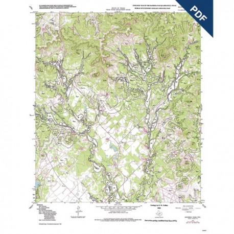 OFM0156D. Bandera Pass quadrangle, Texas - Downloadable PDF