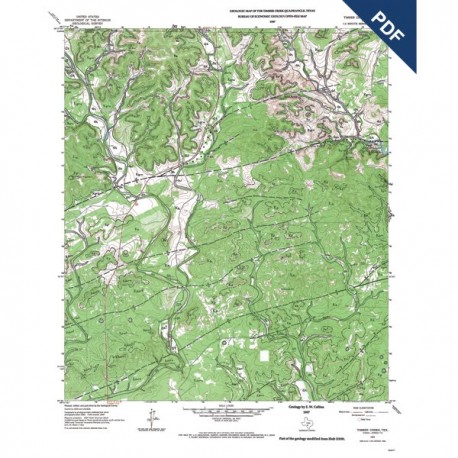 OFM0007D. Timber Creek quadrangle, Texas  - Downloadable PDF
