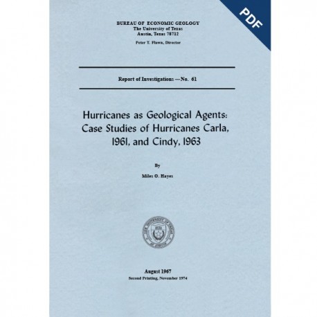 RI0061D. Hurricanes as Geological Agents: Case Studies of Hurricanes Carla, 1961, and Cindy, 1963